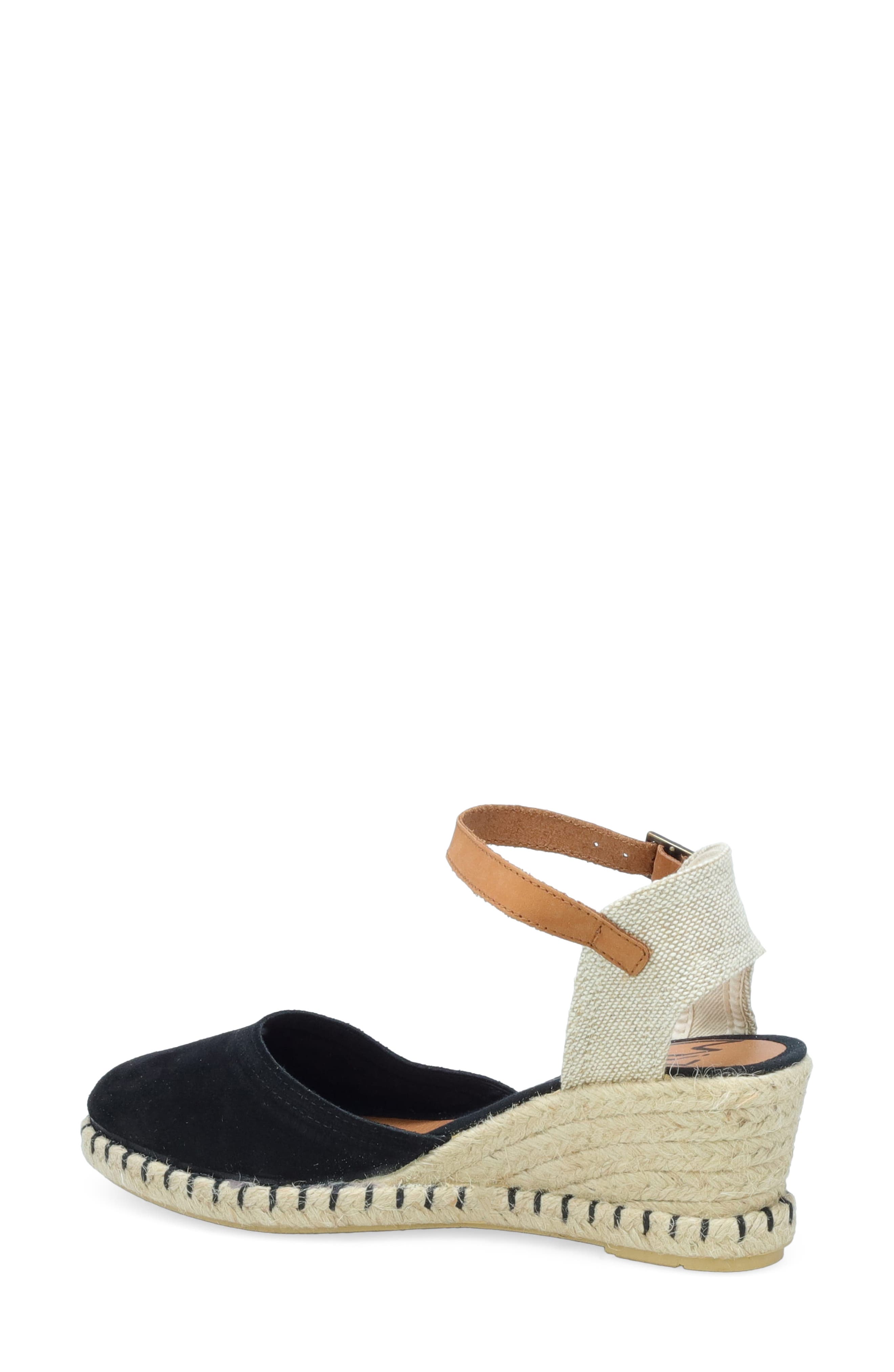 Miz Mooz Malena Espadrille Wedge, Alternate, color, Black
