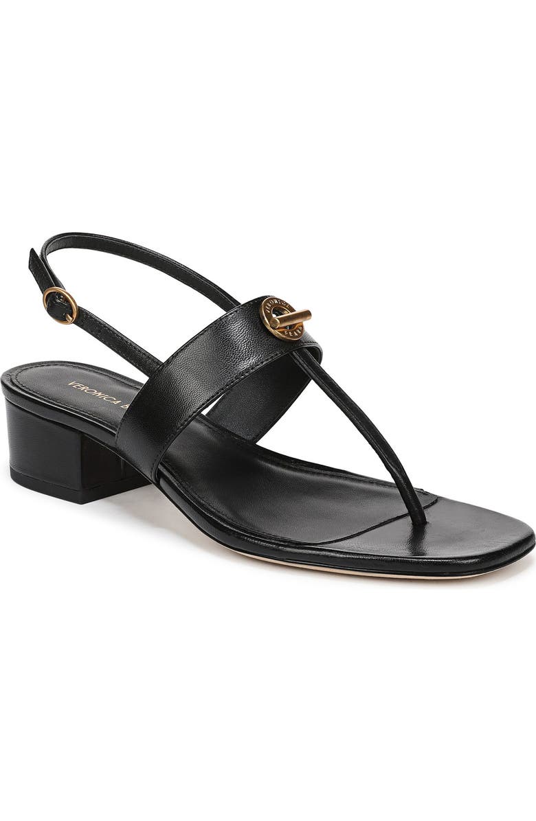 Veronica Beard Andie Slingback Sandal, Main, color, Black