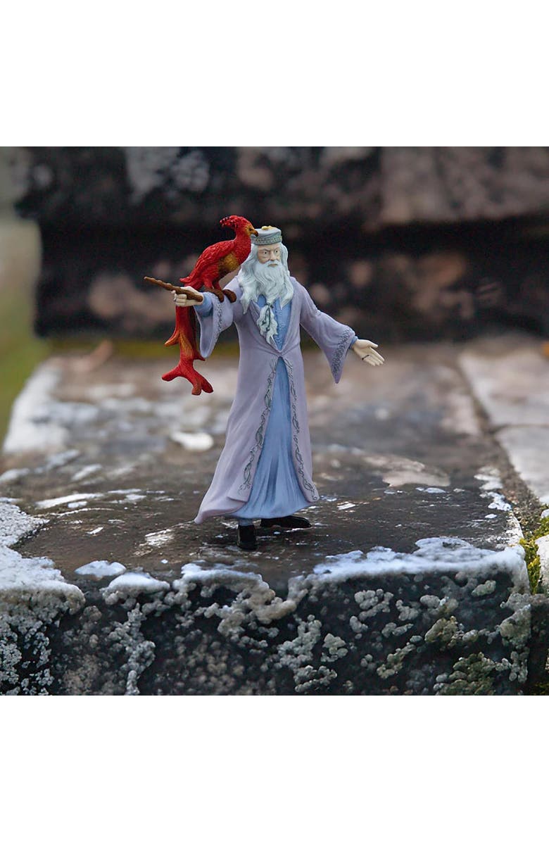 Schleich Wizarding World Of Harry Potter 2 Piece Set Albus Dumbledore & Fawkes, Alternate, color, Multicolored