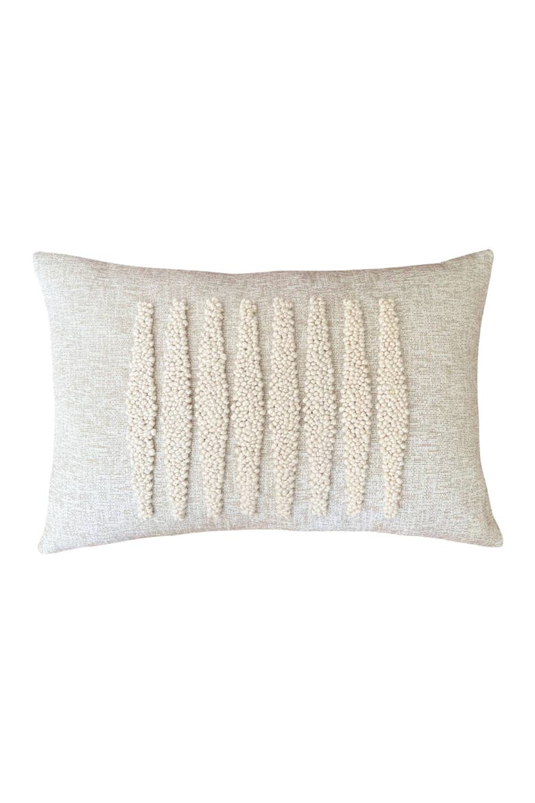 Punch Needle Pillow - Zulu Pattern - Cover Only, Main, color, Natural - Cover Only