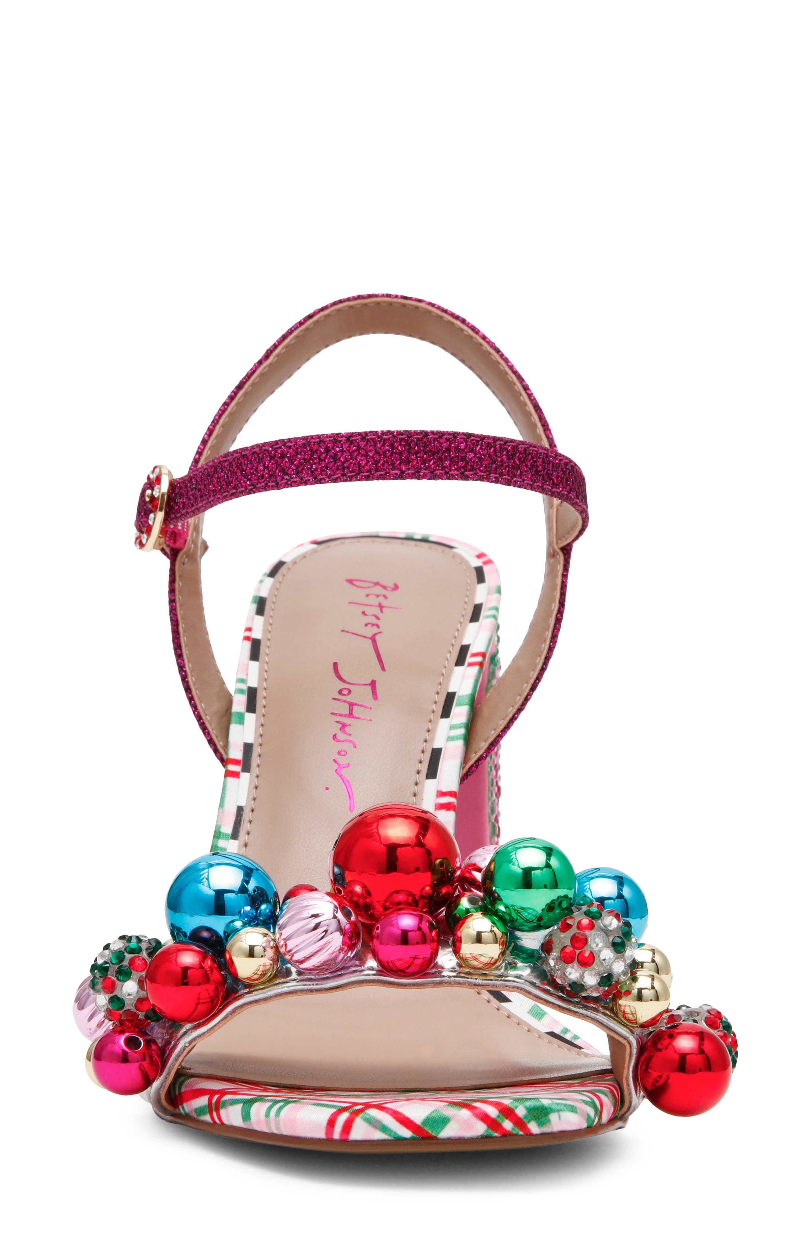 Jolly Sandal, Alternate, color, RED/ GREEN MULTI