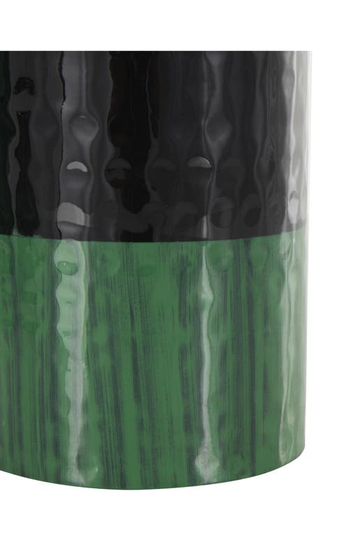 Vivian Lune Home 3-piece Metal Candleholder Set In Green