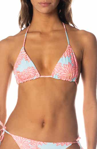 Tropical Bloom Balmy Reversible Bikini Top