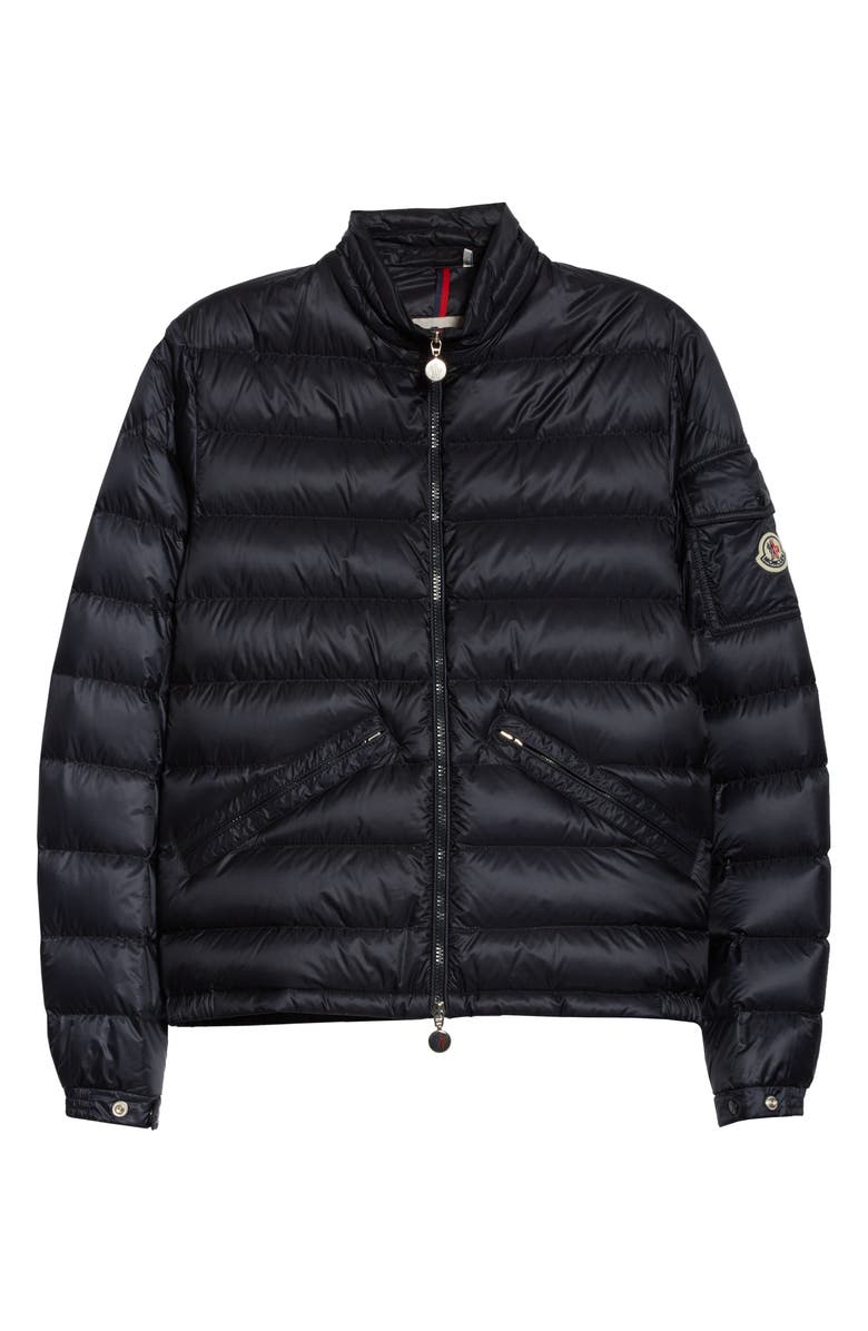 Moncler Quilted Nylon Down Jacket, Alternate, color, 