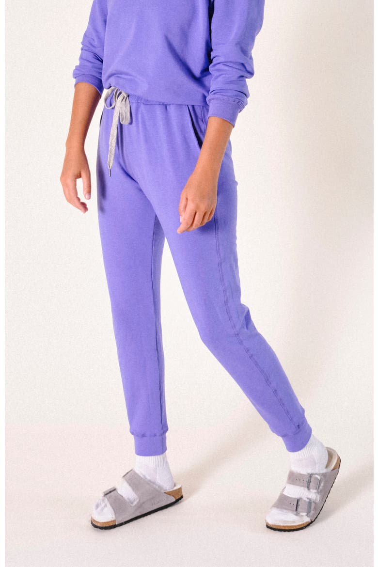Agnes Organic Cotton + Tencel Jogger Pant, Alternate, color, Veri Peri
