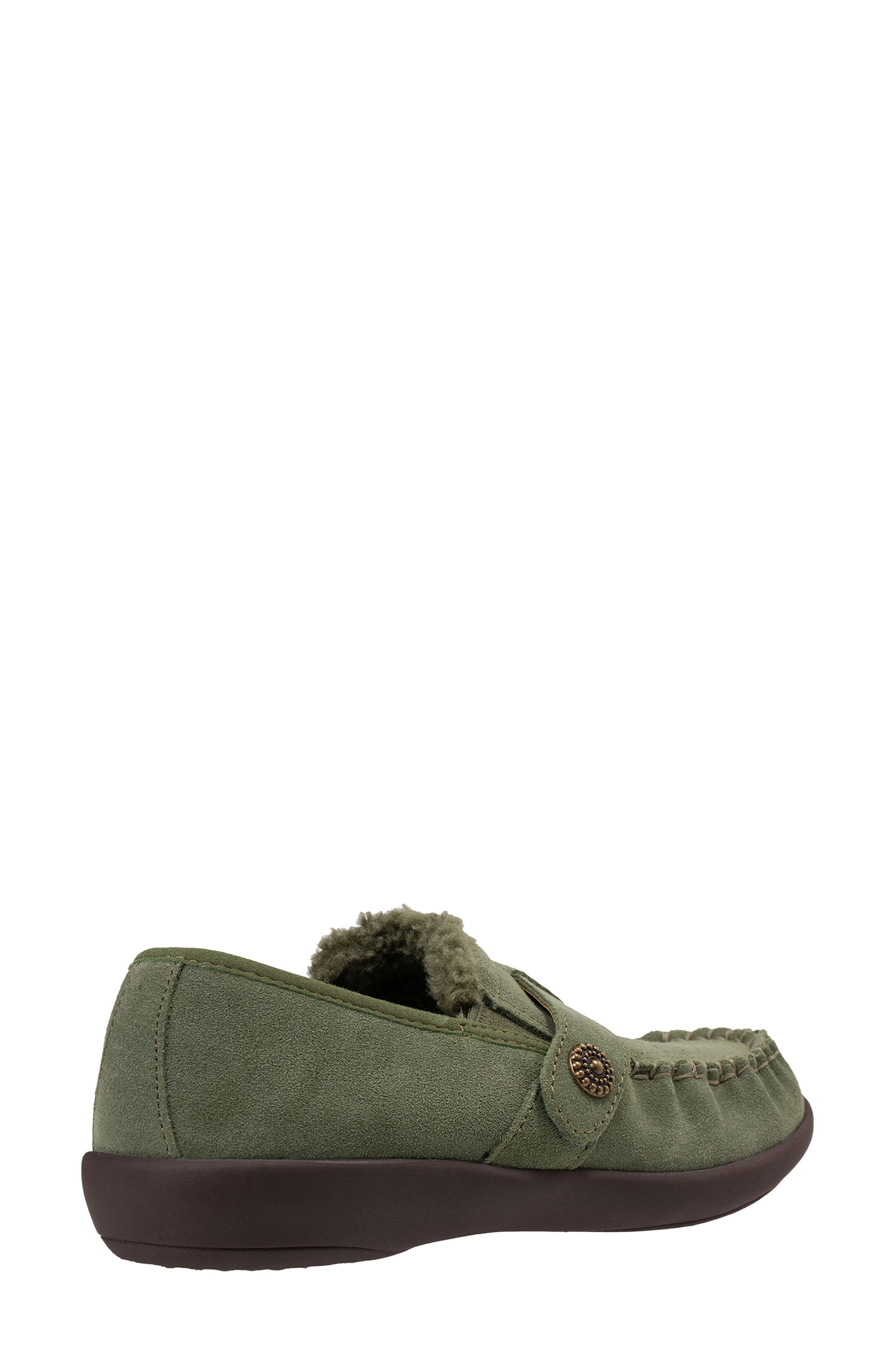 Siesta Splendid Faux Leather Slip-On, Alternate, color, OLIVE