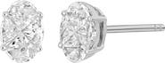 Bony Levy Maya Oval Pie-Cut Diamond Stud Earrings