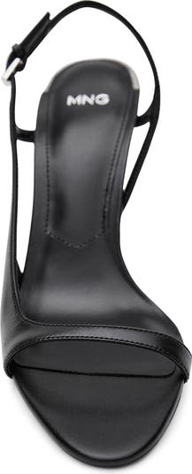 Asymmetric Ankle Strap Sandal