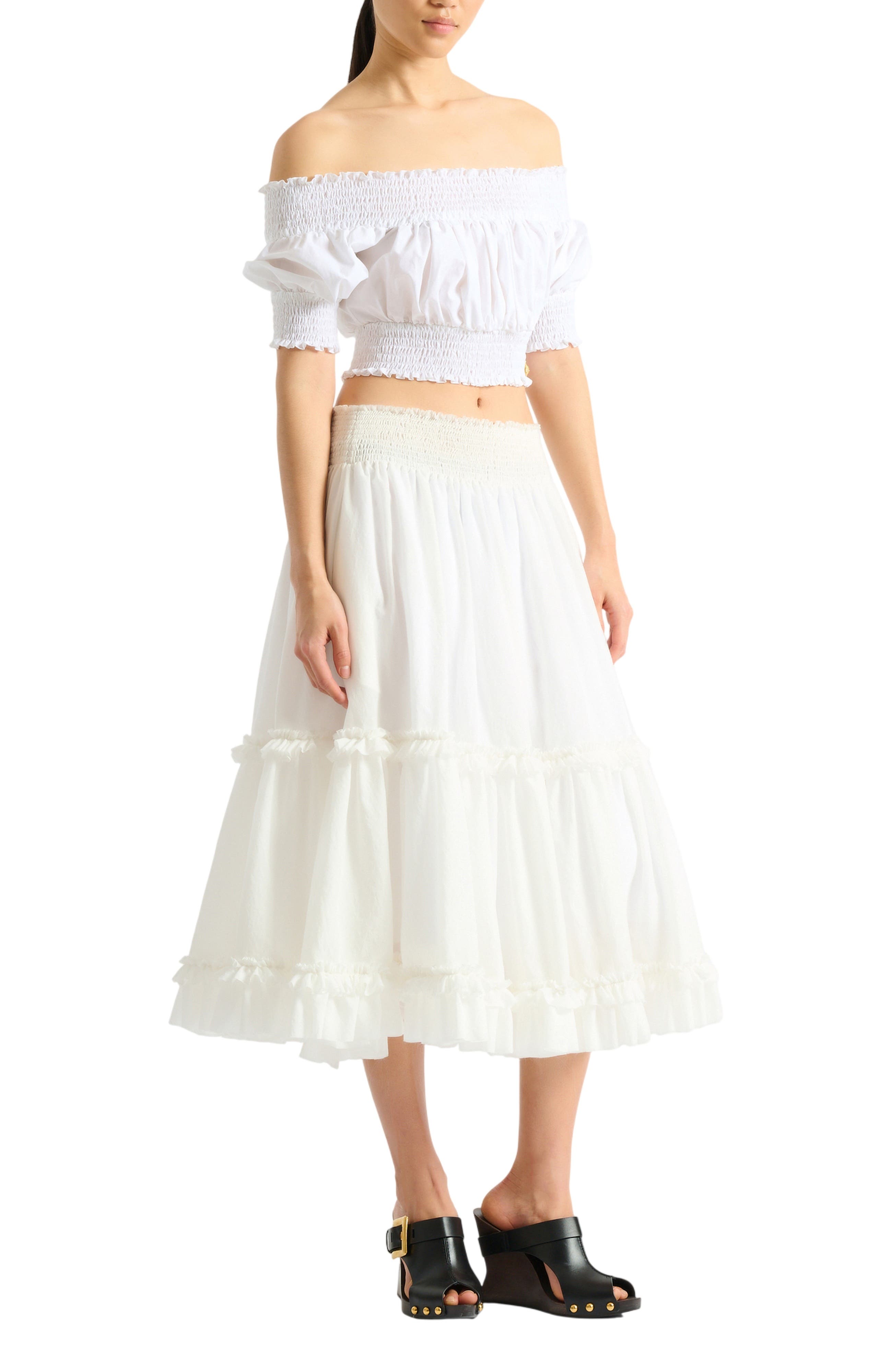 selected white