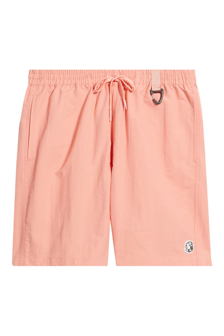 Shibuya Nylon Drawstring Shorts, Alternate, color, PEACH AMBER