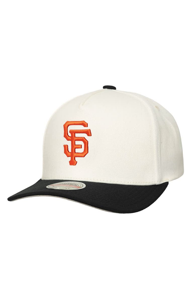 Mitchell & Ness Men's Mitchell & Ness Cream San Francisco Giants Stretch-Snapback Hat, Main, color, Cream