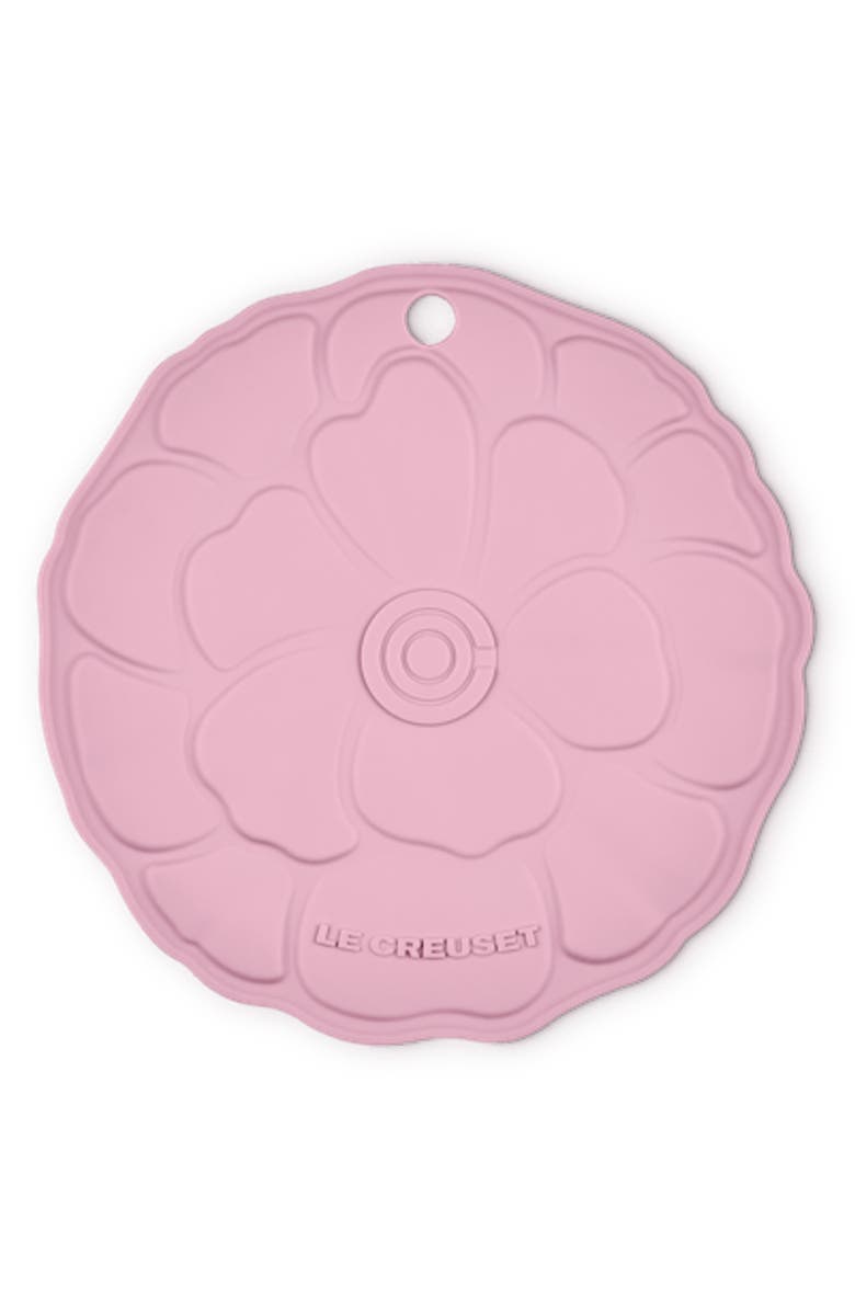 Le Creuset Silicone Petal Trivet, Main, color, Powder Pink
