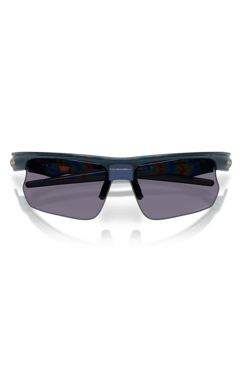 Oakley Bisphaera™ 68mm Oversize Gradient Prizm™ Rectangular Sunglasses In Purple