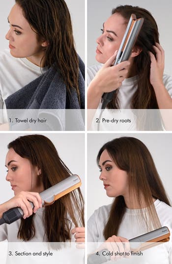 Limited Edition Ceramic Pink & Rose Gold Airstrait<sup>™</sup> Straightener