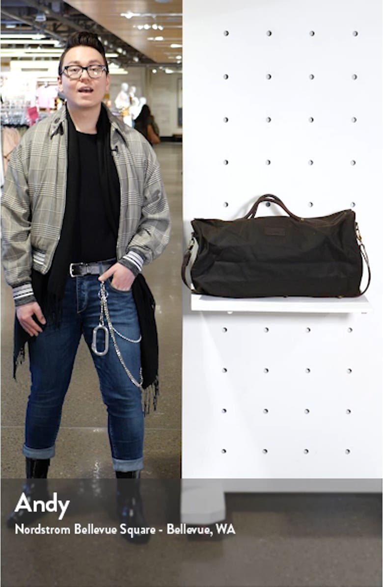 Waxed Canvas Duffle Bag, sales video thumbnail