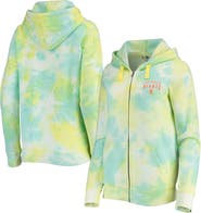 New Era Women's New Era White San Francisco Giants Tie-Dye Full-Zip Hoodie