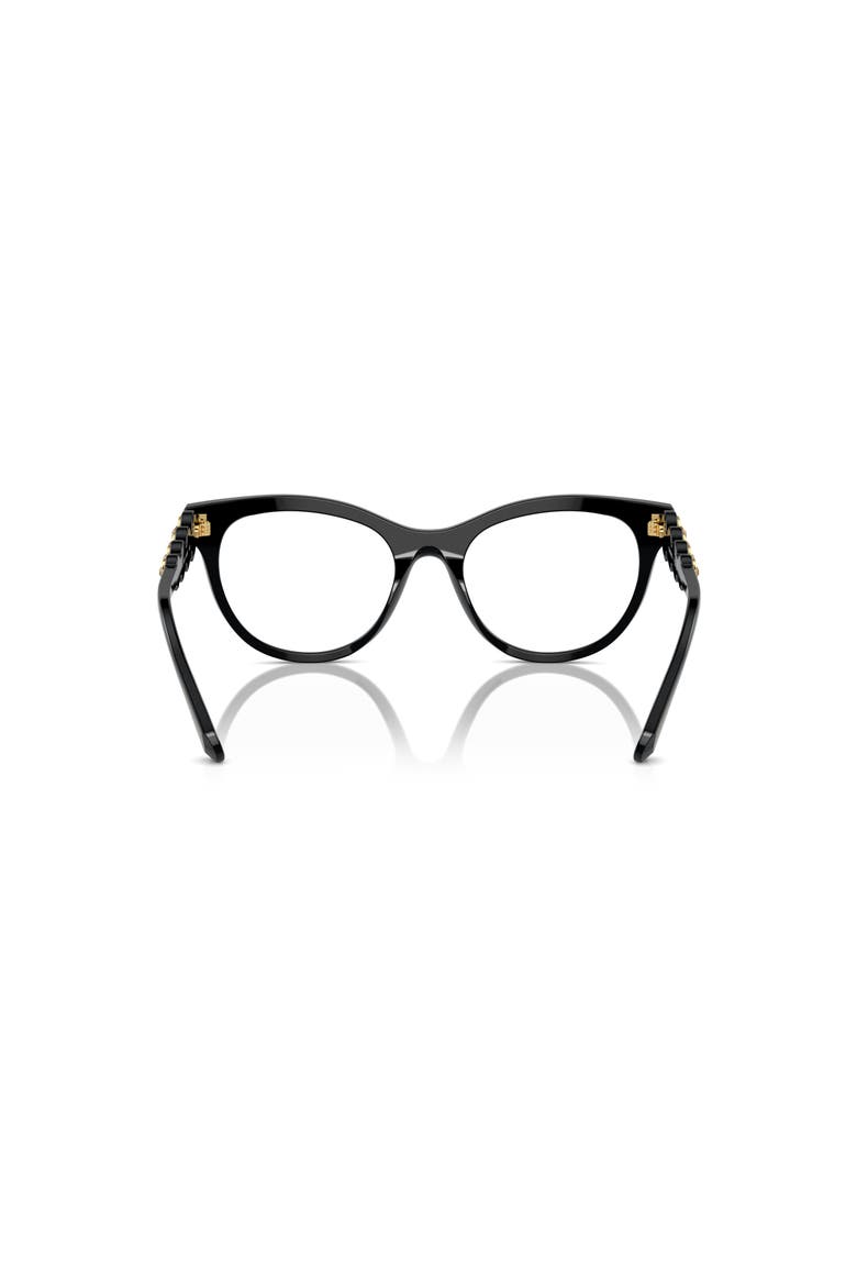 52mm Round optical glasses, Alternate, color, Black