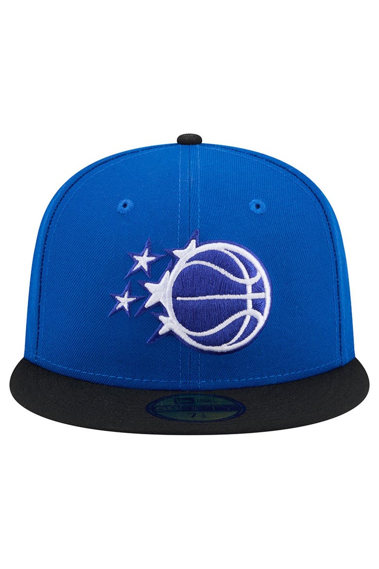 Men's New Era Blue Orlando Magic Two-Tone 59FIFTY Fitted Hat, Alternate, color, Blue