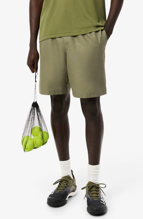 Lacoste Drawstring Shorts In Green