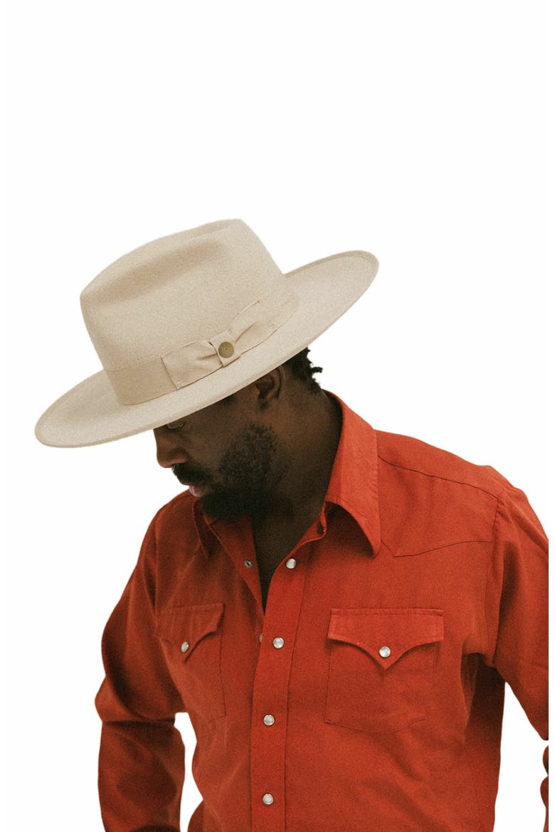 Taos Western Fedora, Alternate, color, Buckskin