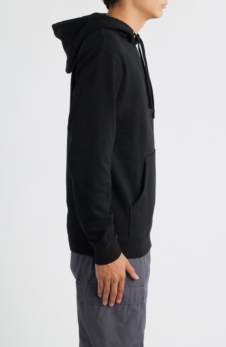 Brixton Linwood Hoodie, Alternate, color, Black/ Mallard Green/ Whitecap