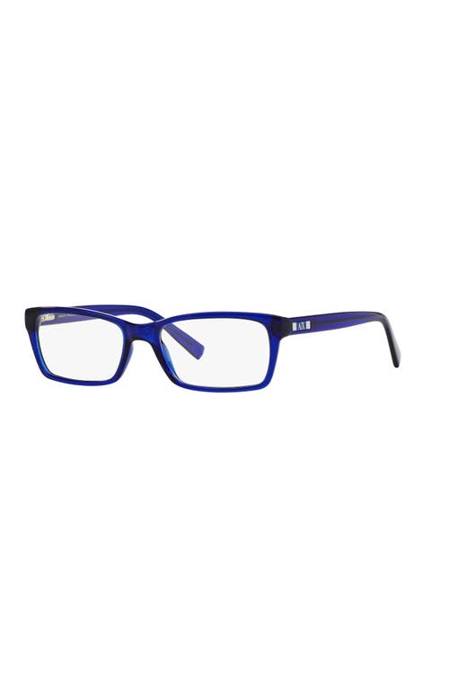 Armani Exchange 53mm Rectangle optical glasses in Blue  product