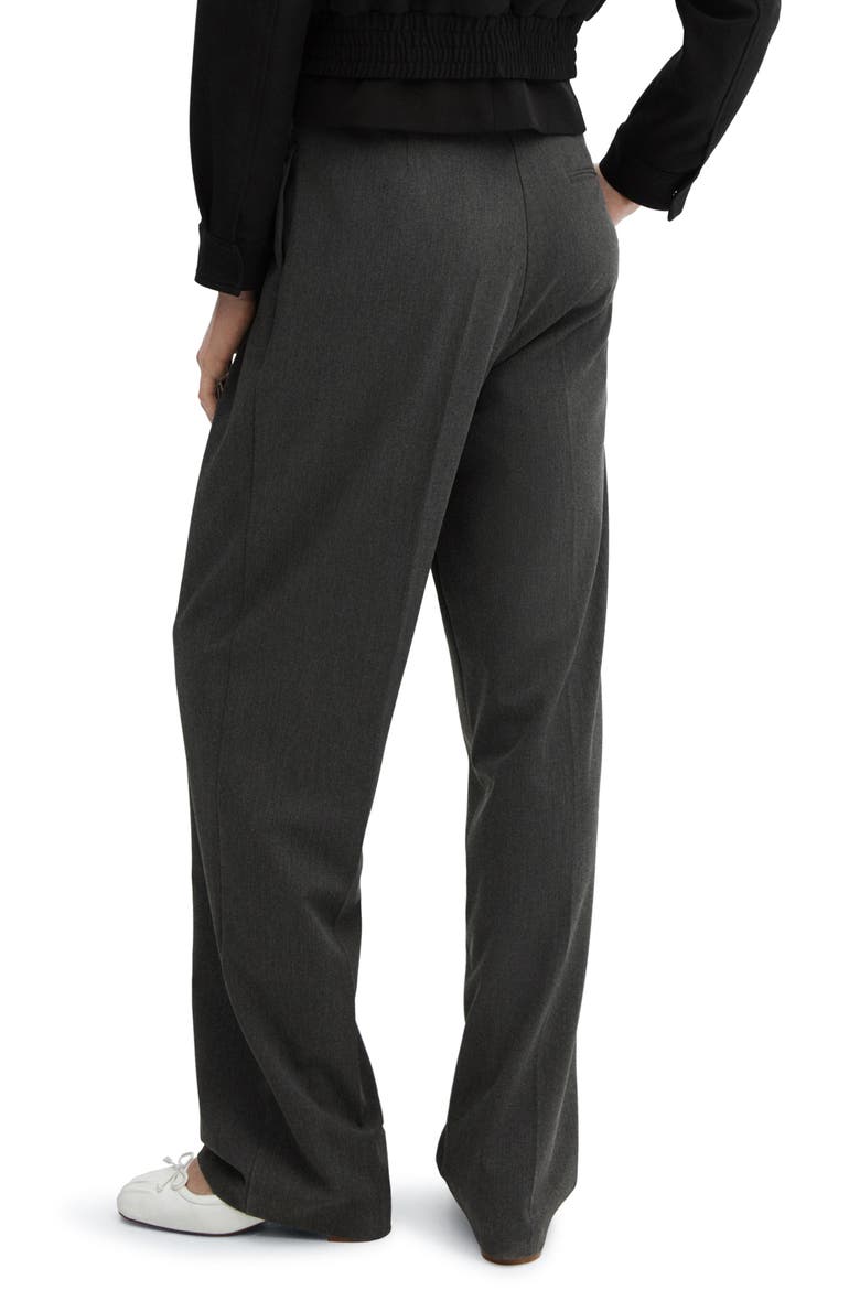 Pleated Wide Leg Pants, Alternate, color, GREY