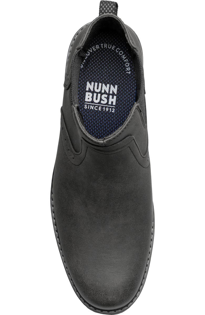 NUNN BUSH Delton Plain Toe Chelsea Boot, Alternate, color, Black
