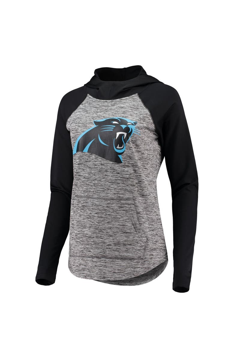 G-III 4HER BY CARL BANKS Women's G-III 4Her by Carl Banks Heathered Gray/Black Carolina Panthers Championship Ring Pullover Hoodie, Alternate, color, Heather Gray