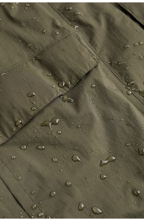 Seasalt Cornwall Potheras Hooded Waterproof Rain Jacket In Green