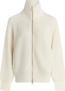 Varley Tyde Mixed Media Zip Front Sweatshirt