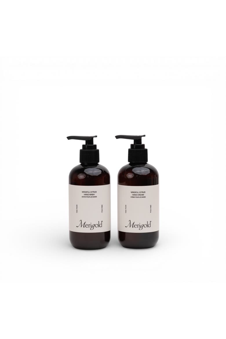The Mindful Citrus Hand Care Bundle, Main, color, Brown
