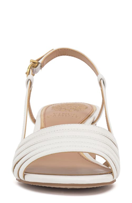 Vince Camuto Layton Slingback Sandal In White