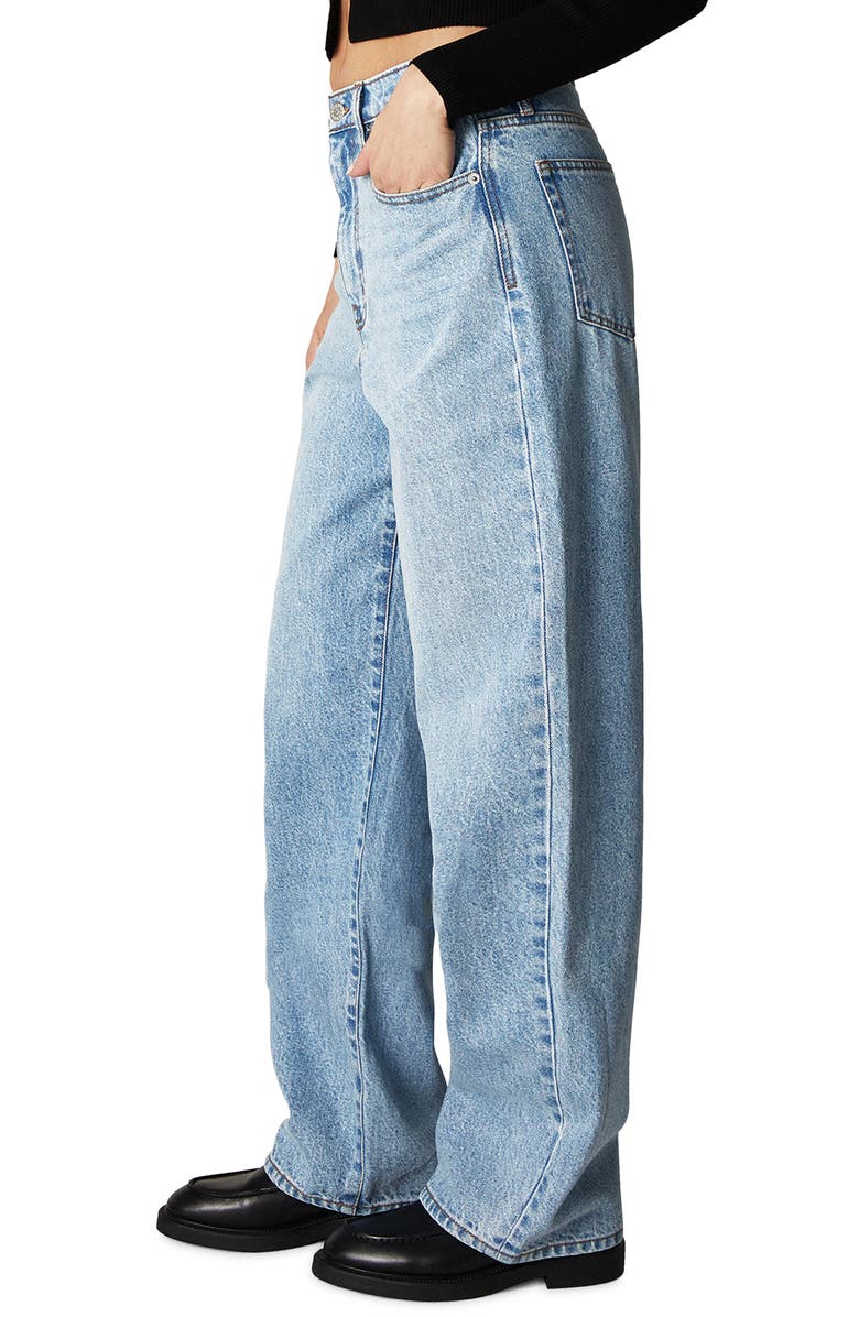 Unpublished Rumi High Waist Wide Leg Jeans, Alternate, color, 