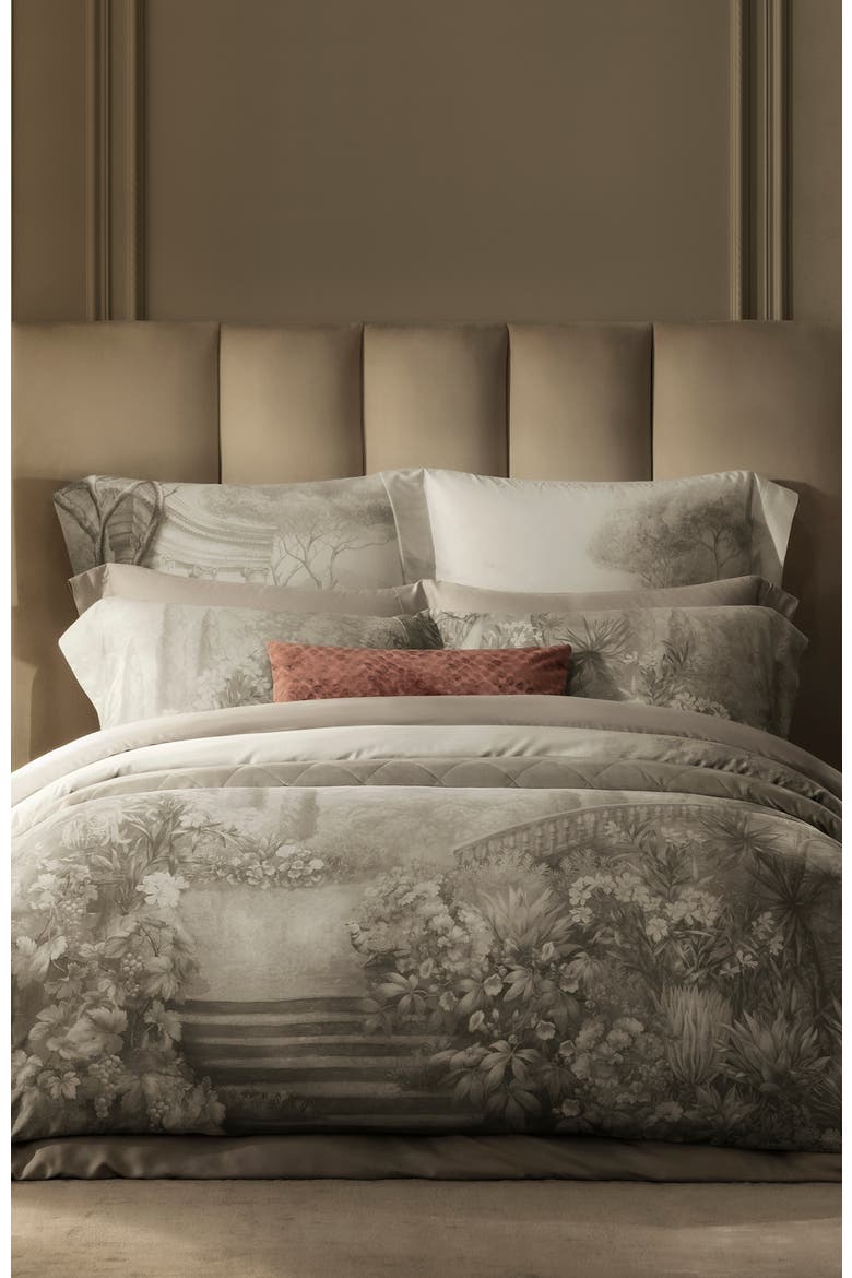 Elysium duvet cover, Alternate, color, White
