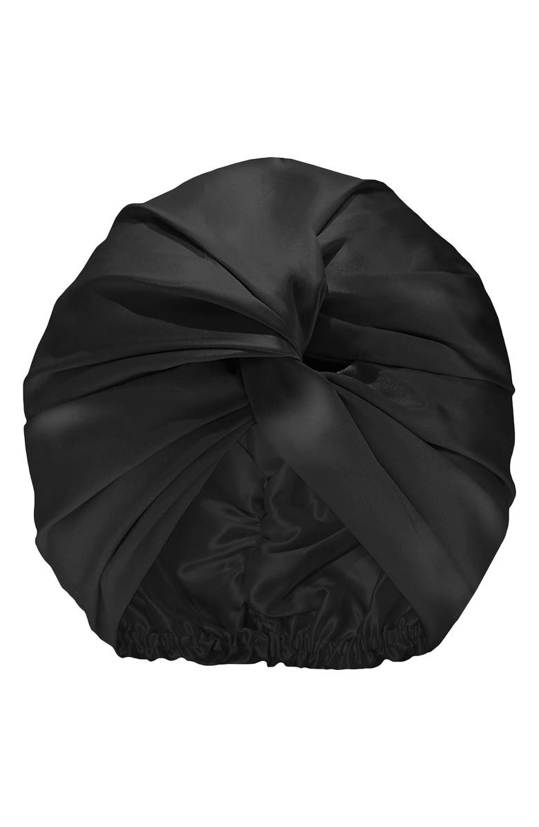 slip Pure Silk Hair Wrap, Alternate, color, Black
