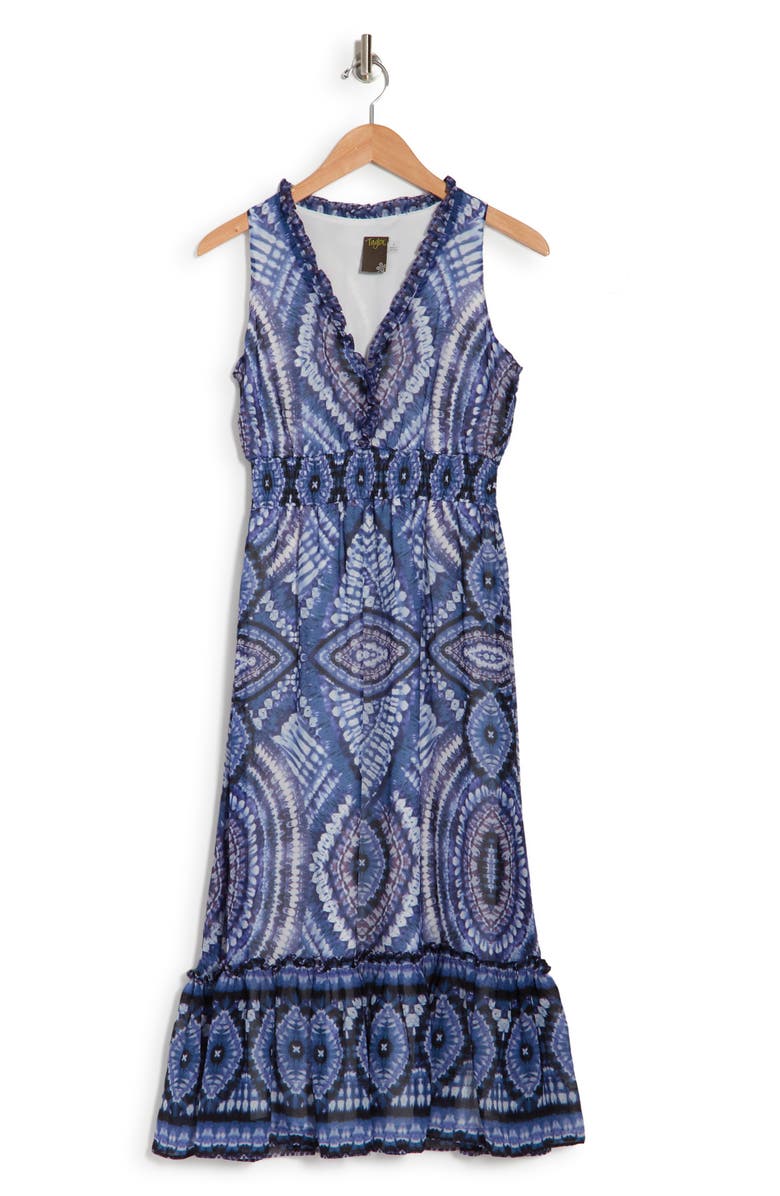 Taylor Dresses Voile Midi Dress, Alternate, color, 