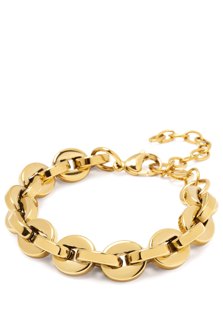 Paperclip Chain Bracelet, Main, color, Gold