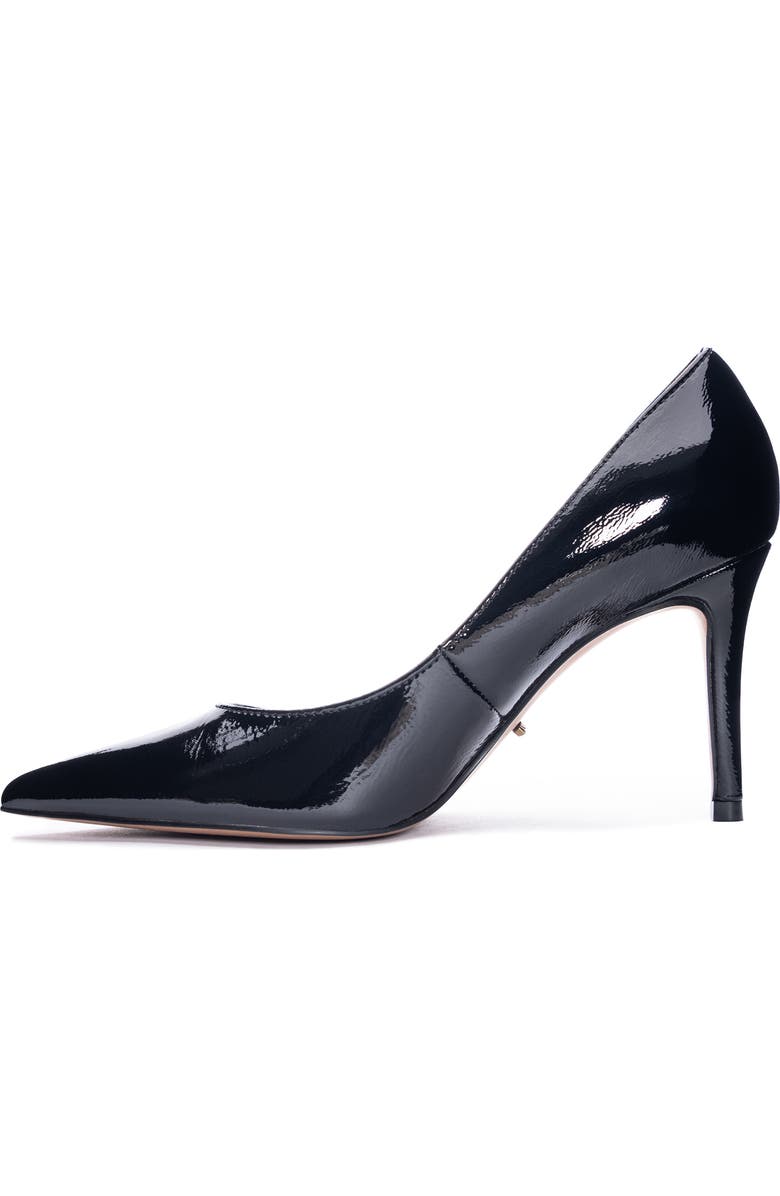 42 Gold Rafee Liquid Patent Pointed Toe Pump, Alternate, color,