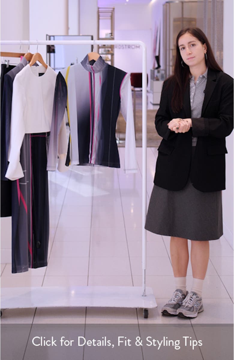 Celeste Stripe Turtleneck Top, sales video thumbnail