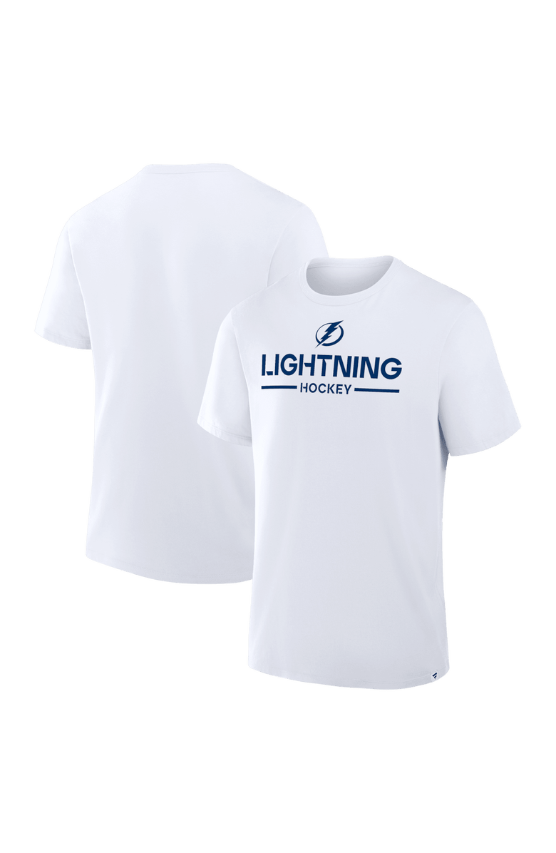 FANATICS Men
s Fanatics White Tampa Bay Lightning Authentic Pro Primary T-Shirt, Alternate, color, White