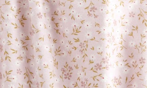 Nordstrom Print Smocked Bubble Romper In Purple Light Windswept Floral