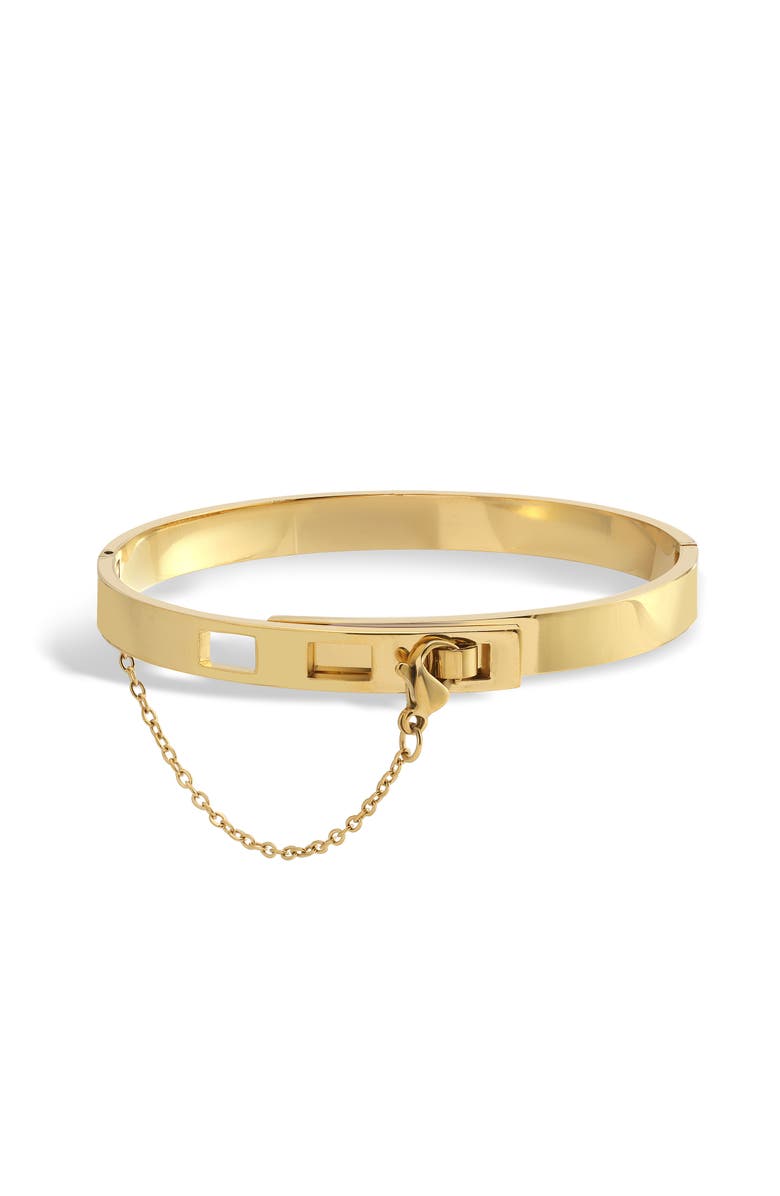 Mazin Jewels Lylah Bangle, Main, color, Gold