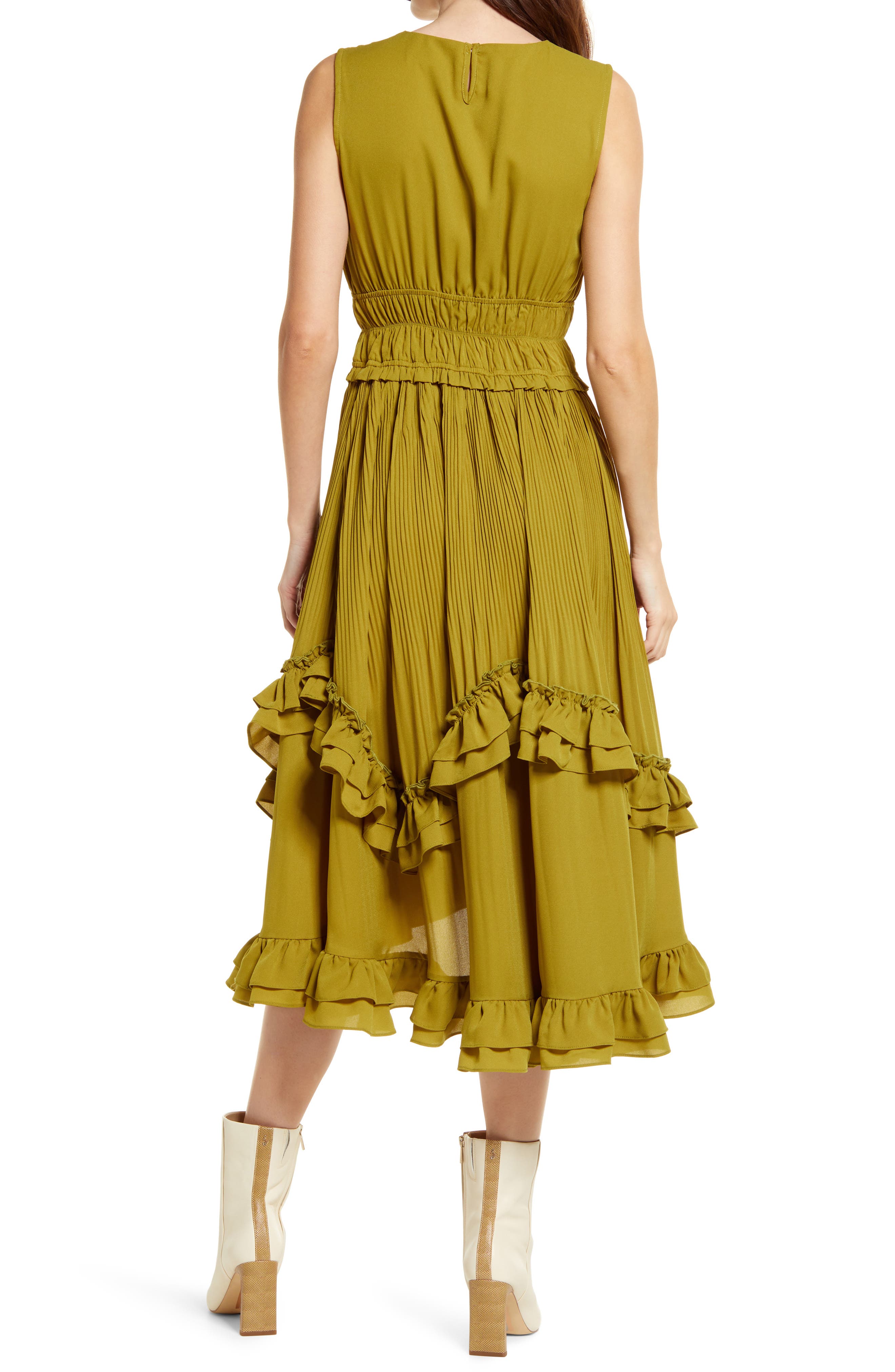 Double Frill Sleeveless Dress - image 2