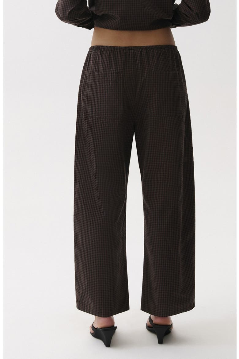Theo Cotton Drawstring Pants, Alternate, color, HOT TODDY