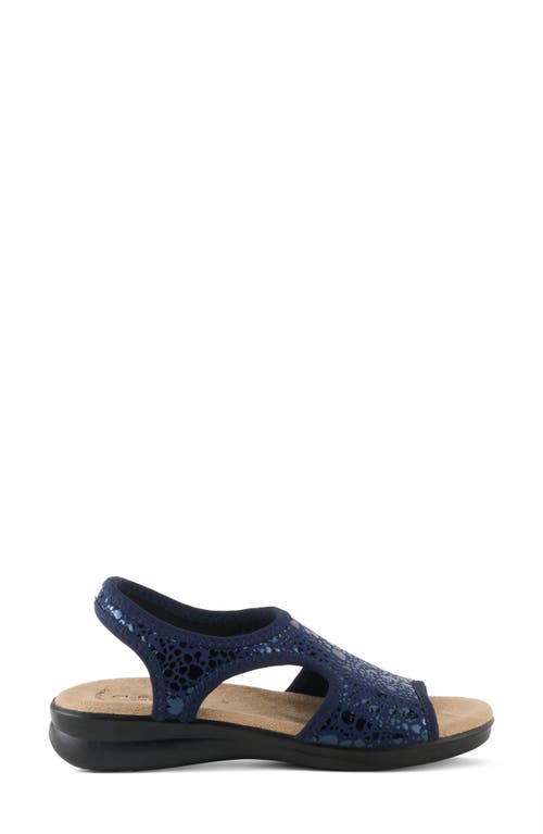 Flexus By Spring Step Nyaman Slingback Sandal In Navy