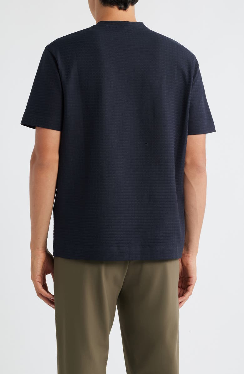 Emporio Armani Tonal Box Cotton T-Shirt, Alternate, color, Navy
