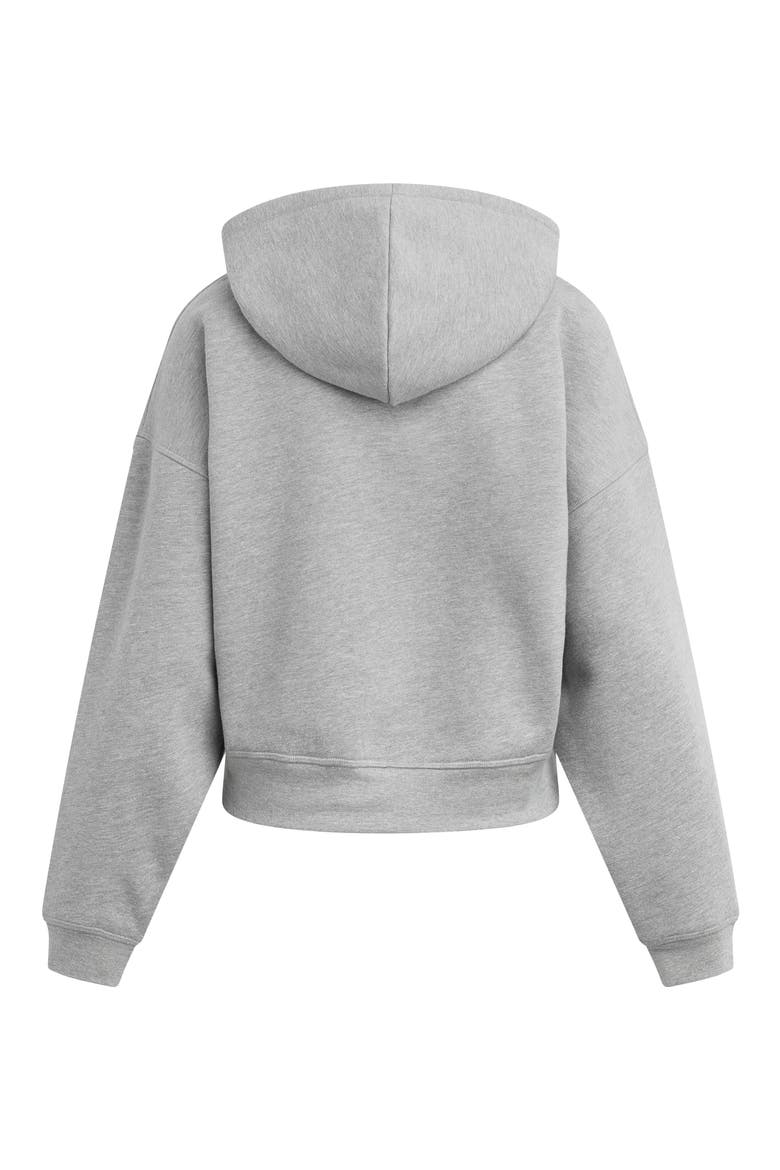 The Collegiate Embossed Hoodie, Alternate, color, HEATHER GREY