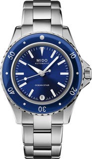 MIDO Ocean Star Captain Automatic Bracelet Watch, 36.5mm