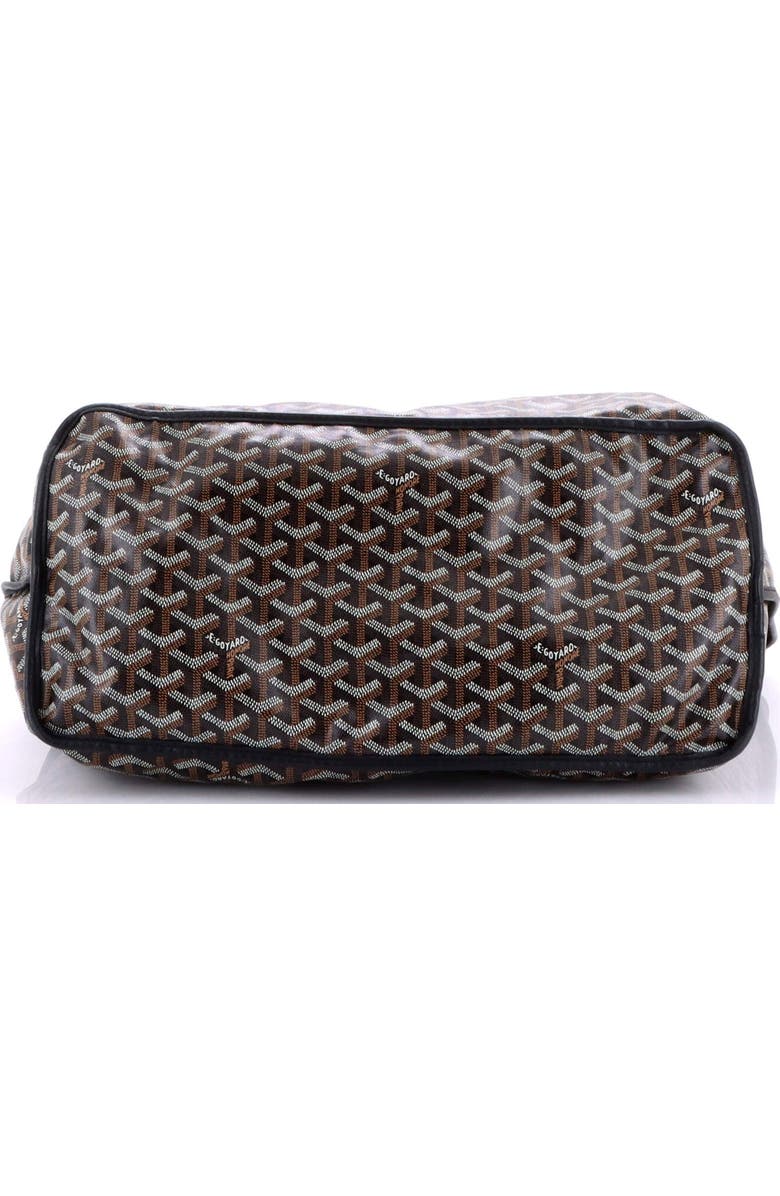 Pre-Owned Goyard Anjou Reversible Tote Coated Canvas GM, Alternate, color, Black